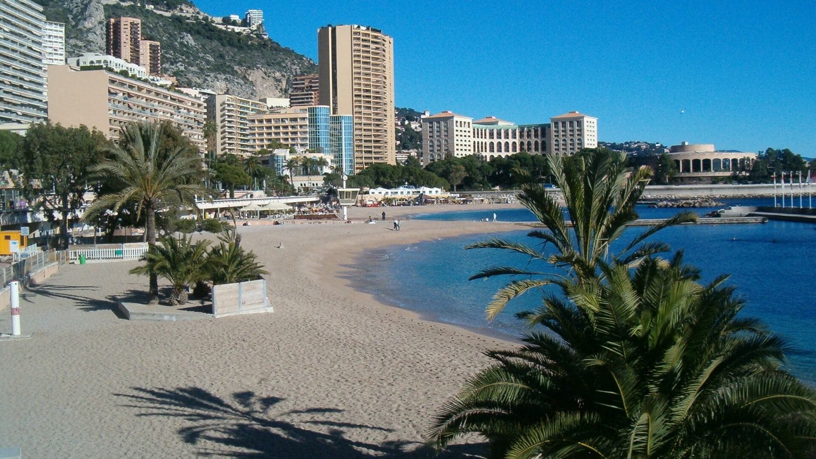 Monaco Spiaggia di Larvotto. File photograph.