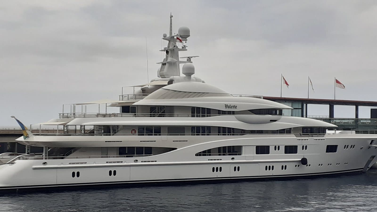 Yacht port Hercule Monaco. File photograph.