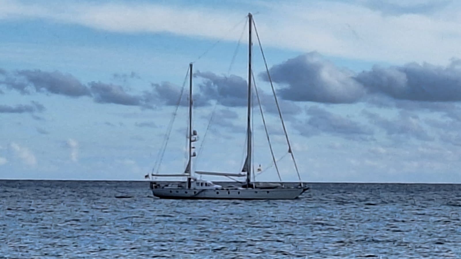 Two masted sailing yacht off Sa Marjal Son Servera. File photograph.