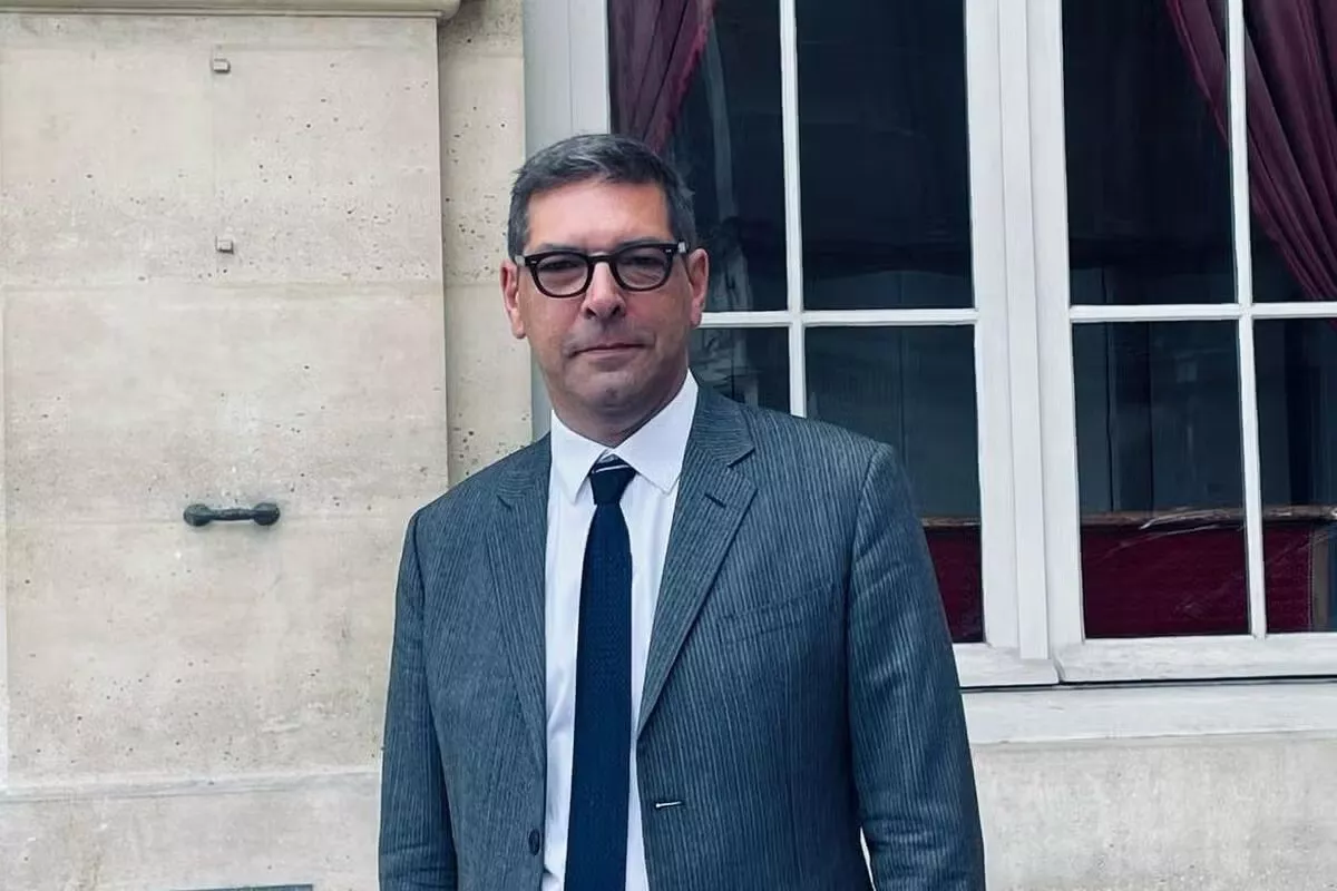 Christophe Lemoine, France's newly appointed ambassador to Monaco, pictured outdoors in a suit